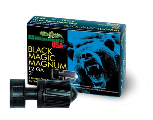Brenneke Black Magic Magnum 12Gauge 3" 1 3/8oz Slug Shot 5 Per Box/50 Case SL123BMM