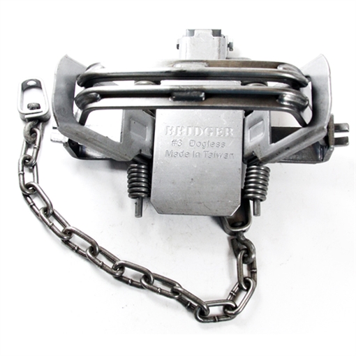 Minnesota Trapline Bridger Coil Trap 4-Coil #3 Dogless Modified B-3MDOG
