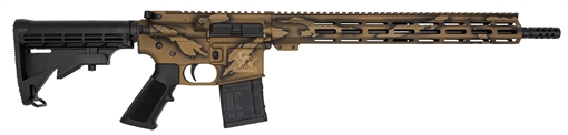 GLFA .223 Wylde Rifle .223 Wylde 30rd Magazine 16" Threaded Barrel Serpent Bronze with 15.25" Handguard GL15223 S-BRZ