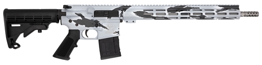 GLFA .223 Wylde Rifle .223 Wylde 30rd Magazine 16" Threaded Barrel Snow Camo Stainless Steel with 15.25" Handguard GL15223SS P-SNO
