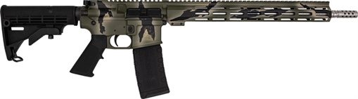 GLFA AR-15 Rifle .223 Wylde 30rd Magazine 16" Threaded Barrel Green Camo Stainless Steel with 15.25" Handguard GL15223SS P-GRN