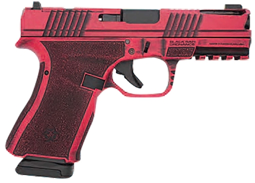 Black Rain Ordnance Frontline+ Handgun 9mm Luger 15rd Magazine 3.75" Barrel Firehouse Red Battleworn BRO-FLP-9MM-RB FLP9MMRB