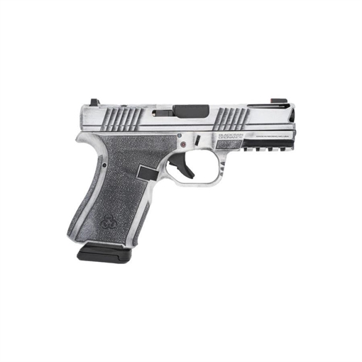 Black Rain Frontline+ Handgun 9mm Luger 15rd Magazine 3.75" Barrel Bright White Battleworn Finish Optic Ready BRO-FLP-9MM-WB FLP9MMWB