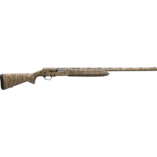 Browning A5 12 Gauge 28" Barrel 3.5" 4+1, Full Coverage Mossy Oak Bottomland, Textured Synthetic Stock With Closed Radius Pistol Grip 0118252004