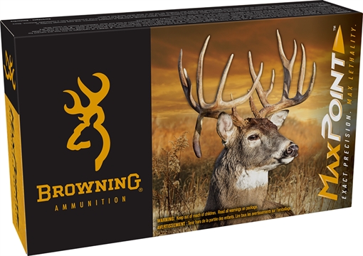 Browning Ammo Max Point 6.5Creedmoor 140gr 20 Per Box/10 Case B192100652