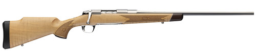 Browning X-Bolt 2 White Gold Medallion 308 Win, 22" Octagon Barrel, AAAA Hi-Gloss Maple Stock, Stainless Steel, 4rd