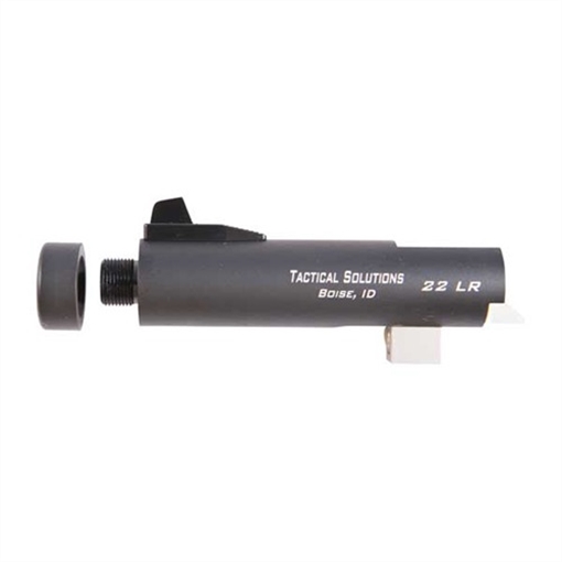 Tactical Solutions Trail-Lite Barrel, 22LR, 4" Threaded Barrel, Matte Black Finish, 1/2x28 Threads, Fits Browning Buck Mark, No Gunsmithing Required for Installation TL4TEMBNF