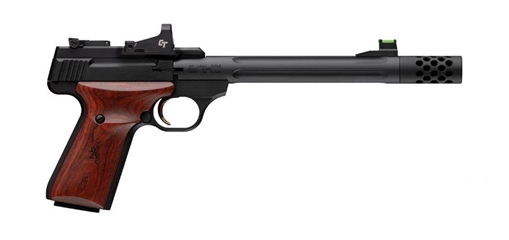 BROWNING BUCKMARK HUNTER HGA 22LR 7.65 INTHRD BBL 1/2X28 BLUE ADJ FIBER OPTIC SIGHTS 10/RD MAG 051593490