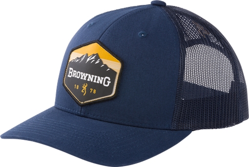 BROWNING CAP DIAMOND CREEK NAVY MTN PATCH SNAPBACK ADJ! 308767451