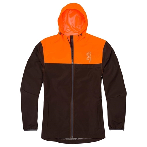 Browning CFS Rain Jacket Blaze/Chocolate S 3048887201