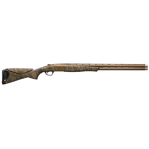 Browning Cynergy Wicked Wing, Over/Under Shotgun, 12 Gauge, 3.5" Chamber, 30" Barrels, Cerakote Finish, Burnt Bronze, Mossy Oak Bottomland Camo Composite Stock and Forend, Ivory Bead Front Sight, Includes 3 Choke Tubes - F,M,IC, 2 Rounds 018719203