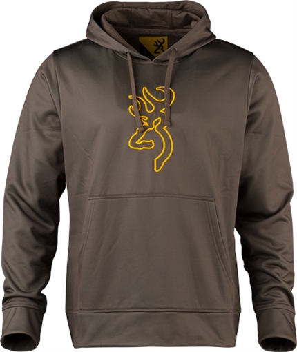 BROWNING TECH HOODIE LS MAJOR BROWN X-LARGE* 3011889804