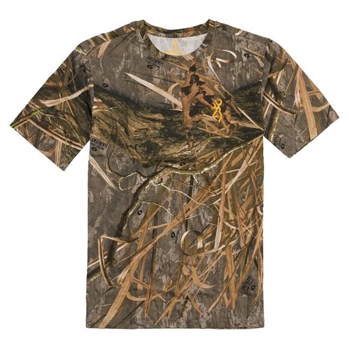 Browning Wasatch Short Sleeve T-Shirt Mossy Oak Shadow Grass Habitat XL 3017815904