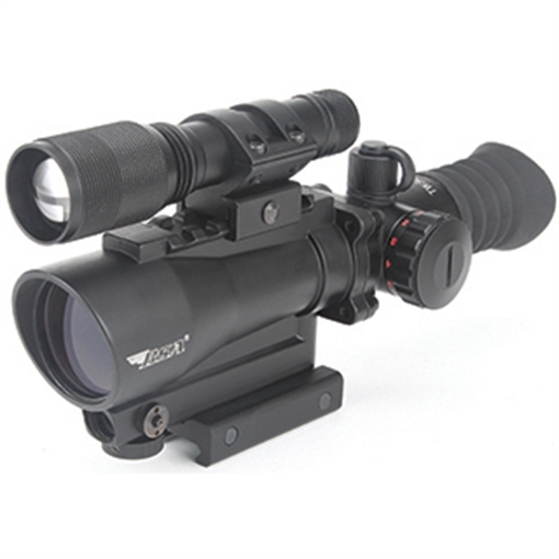 BSA 30MM Red Dot with Laser and Flashlight Matte Black 1 x 30 mm 5 MOA Red Dot Reticle Red Laser White LED TW30RDLL