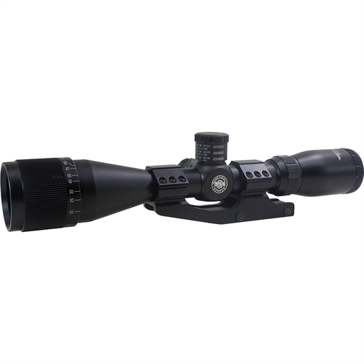BSA Optics Tactical Weapon, Rifle Scope, 3-12X40mm, 1" Maintube, Mil Dot Reticle, 1/4 MOA Adjustments, Black Color, 1 Piece Mount, .223 and .308 Turrets TW-312X40W1PMTB