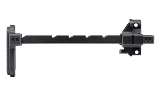 B&T USA Telescopic Stock, Fits MP5K, Aluminum and Steel Construction, Matte Finish, Black BT-200598