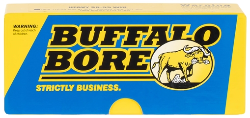 Buffalo Bore Ammunition Heavy Strictly Business 38-55Win 255gr Semi Jacketed Flat Point 20 Per Box/12 Case 11C20