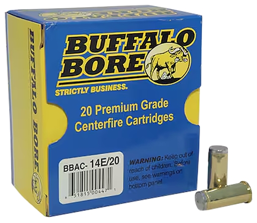 Buffalo Bore Ammunition Anti-Personnel Strictly Business 44S&W Spl 200gr Hard Cast Wadcutter 20 Per Box/12 Case 14E20