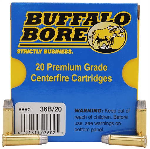Buffalo Bore Ammunition Heavy Strictly Business 32H&R Mag +P 130gr Hard Cast 20 Per Box/12 Case 36B20