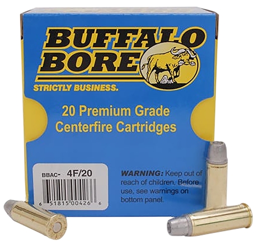 Buffalo Bore Ammunition Deer Grenade Strictly Business 44Rem Mag +P 240gr Gas Checked Hollow Point 20 Per Box/12 Case 4F20