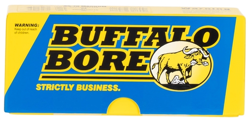 Buffalo Bore Ammunition Lever Gun Strictly Business 45-70Gov 405gr Semi Jacketed Flat Point 20 Per Box/12 Case 8B20