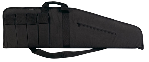 Bulldog Extreme Tactical 25" Black Water-Resistant Nylon, Tricot Lining, 4 External Velcro Magazine Pouches, Soft Padding BD423