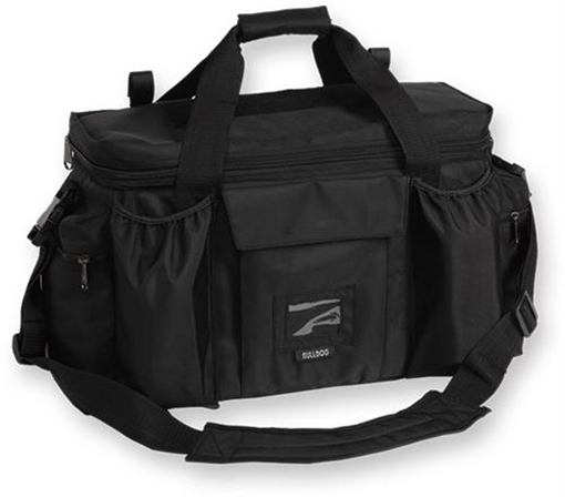 Bulldog Deluxe Police & Shooter XL Black Nylon w/ Removeable Dividers, Storage Pockets BD920