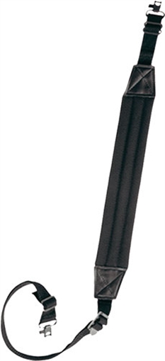 BULLDOG CASES BLACK DELUXE PADDED 1" RIFLE SLING W/ SWIVELS BD810S
