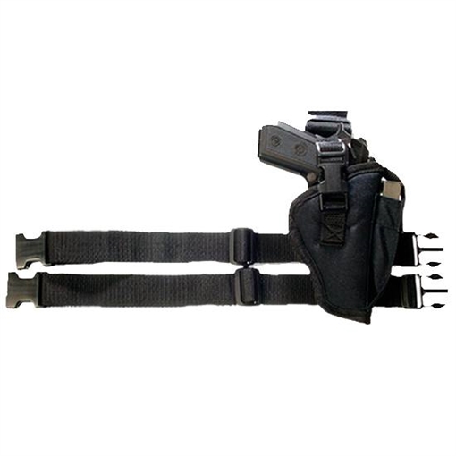 BULLDOG CASES RIGHT HAND BLK TACTICAL LEG HOLSTER WTAC3R