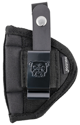 Bulldog Cases Fusion Belt Holster, Fits S&W J Frame, Ruger SP101, EAA Windicator, Ambidextrous, Black FSN-2 FSN2