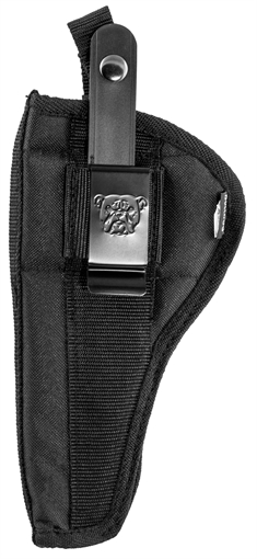 Bulldog Extreme Handgun Holster with Belt Loop and Clip for Large Frame Revolvers with 5-6" Barrels Black Ambi FSN-23 FSN23