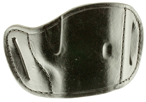 Bulldog Molded OWB Black Leather Belt Slide Fits Browning Hi-Power Fits Kahr P45 Right Hand MLB-M