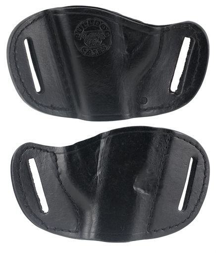 Bulldog Molded OWB Black Leather Belt Slide Fits Bersa Thunder 380 Fits Ruger LCP Fits Sig 230 Right Hand MLB-S
