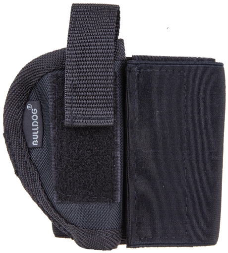 Bulldog Ankle Black Elastic Velcro Fits NAA Derringers 22/25/32 Right Hand WANK00R