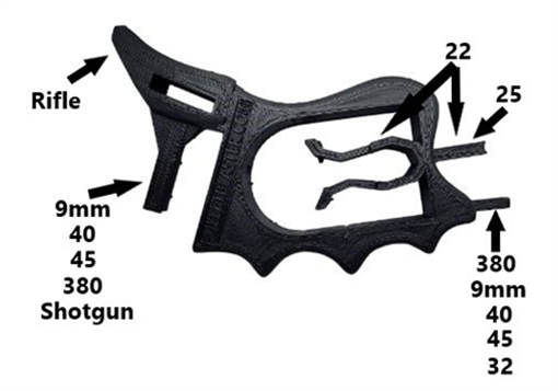 BULLETBLASTER MULTIPLE CALIBER GUN MAGAZINE LOADING TOOL ( ) BLACK