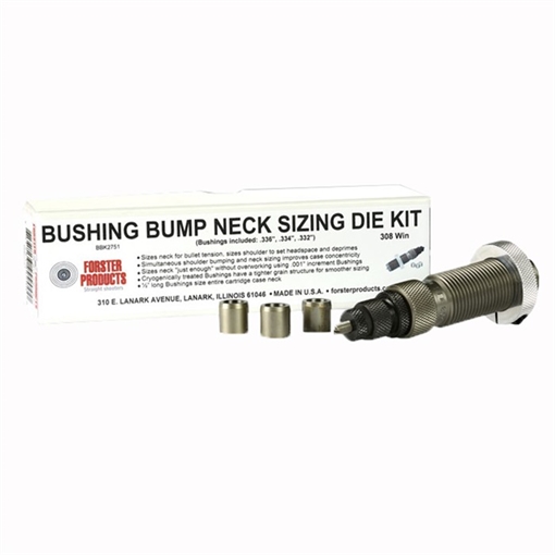 Forster Products, Inc. 22-250 REMINGTON BUSHING BUMP NECK DIE KIT BBK2191