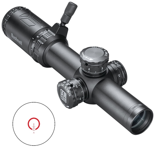 BUSHNELL AR OPTIC ILLUMINATED SCOPE 1-4X24MM BTR-1 30MM MATTE ( 6 PER CASE ) AR71424I