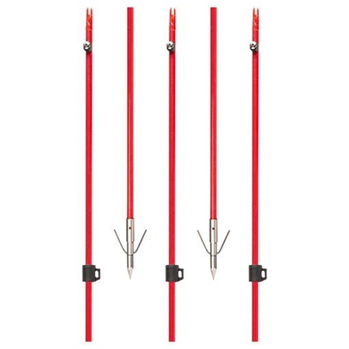 Cajun Bowfishing Fiberglass Arrow with Piranha Long Barb XT ABF4960