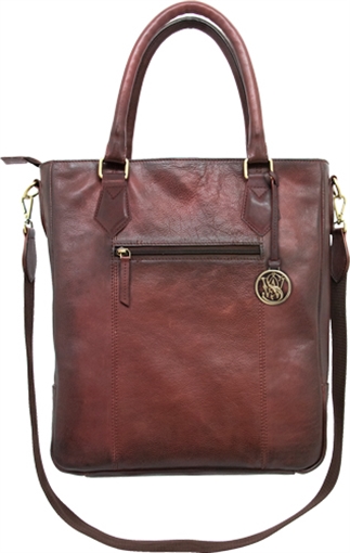 CAMELEON S&W FLAT TOTE CC PURSE BURGUNDY 49307