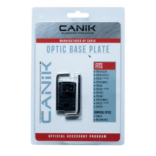 Canik Optic Base Plate (A) for Non Optic Ready Pistols Black PACN0704