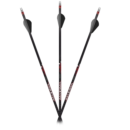 Carbon Express Maxima Sable RZ 400 Hunting Arrows - 6/pk 51201
