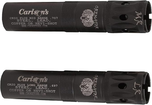 Carlson's Cremator Choke Tube Set, Berretta/Benelli Mobil 12 Ga Mid/Long Range, Non-Ported, 2pk