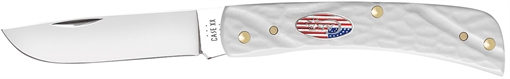 CASE KNIVES SOD BUSTER� JR 35/8" 1BL JIGGED ROUGH WHT SYN 52021