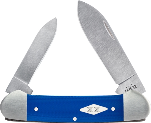 CASE KNIVES CANOE BLUE G10 16753
