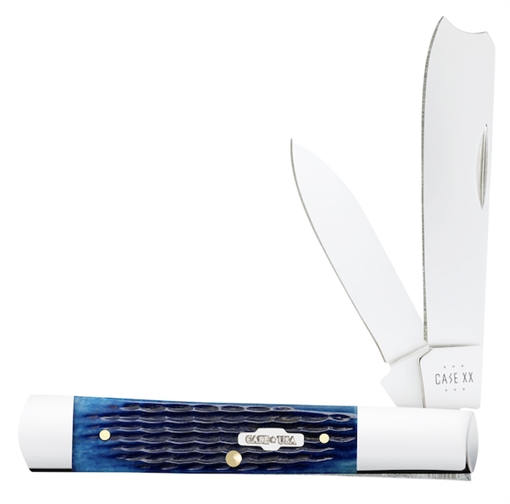 CASE KNIVES RAZOR 37/8" 2BL BLUE BONE 02798