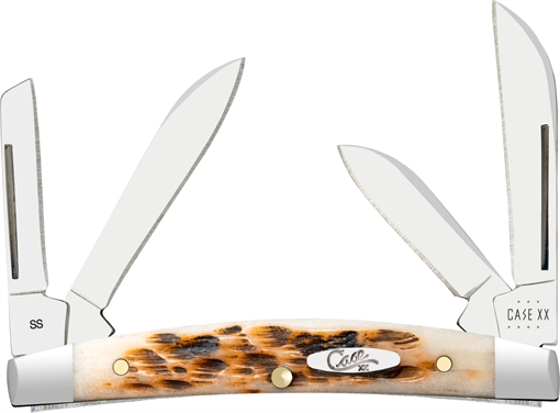 CASE KNIVES SMALL CONGRESS AMBER BONE 10723