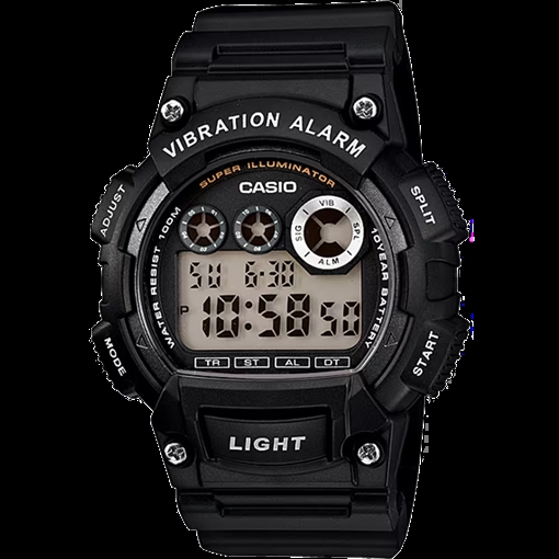 Casio Classic Digital Watch w/ Vibration Alarm & Super Bright Backlight W735H-1AVCF