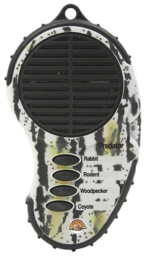 Cass Creek Mini Electronic Predator Electronic Call Coyote/Rabbit/Rodent/Woodpecker Sounds Attracts Predators Brown Plastic 334