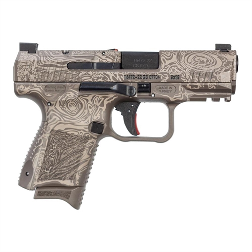 Century Arms Canik TP9 Elite SC 9mm Luger 12rd Magazine 3.5" Barrel Damascus Brown Full Kit - BLEMISHED HG5610DBR-X BLEM
