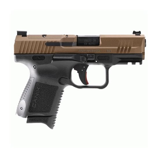 Century Arms Canik TP9 Elite SC 9mm Luger 12rd Magazine(1) 3.5" Barrel Bronze - BLEMISHED HG5610B-V BLEM